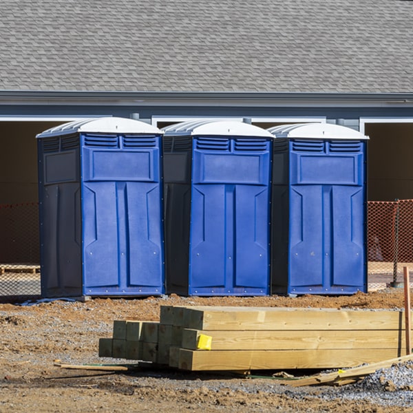 are there any restrictions on what items can be disposed of in the portable toilets in Douglass Texas